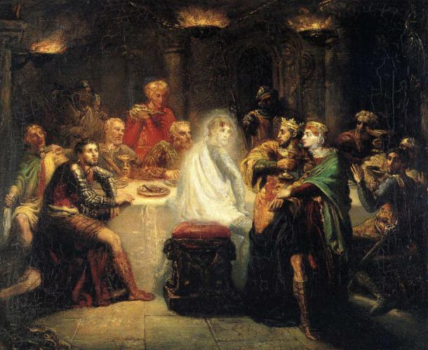 Macbeth viendo el espectro de Banquo, de Théodore Chassériau | Foto: Wikipedia