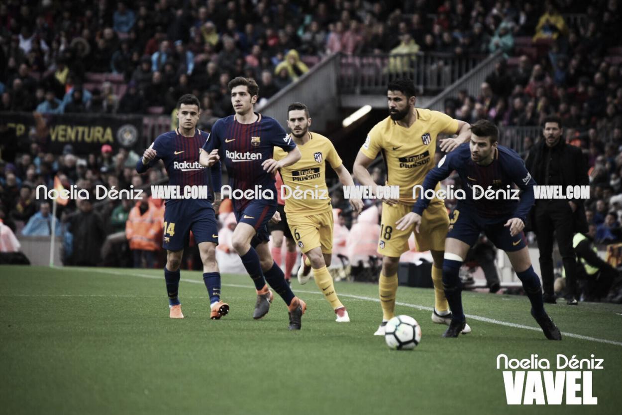 Encuentro entre Barcelona y Atlético de Madrid, temporada 2017/18 | Foto: Noelai Déniz - VAVEL