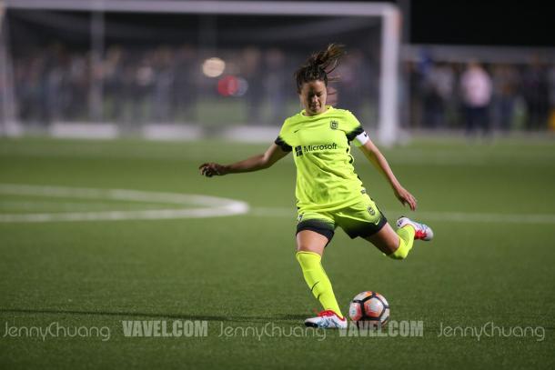 Lauren Barnes returns for a 6th season with the Reign | Source: Jenny Chuang - VAVEL USA