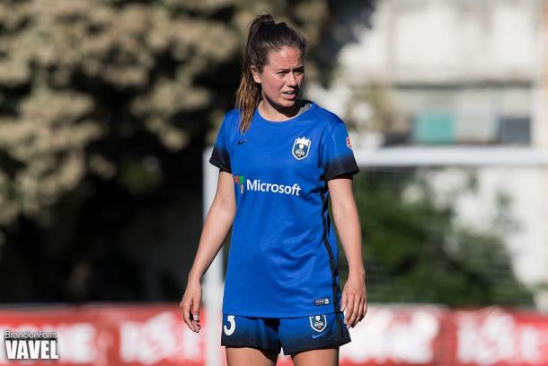 Lauren Barnes will join teammate Jess Fishlock at Melbourne FC | Source: Brandon Farris - VAVEL USA