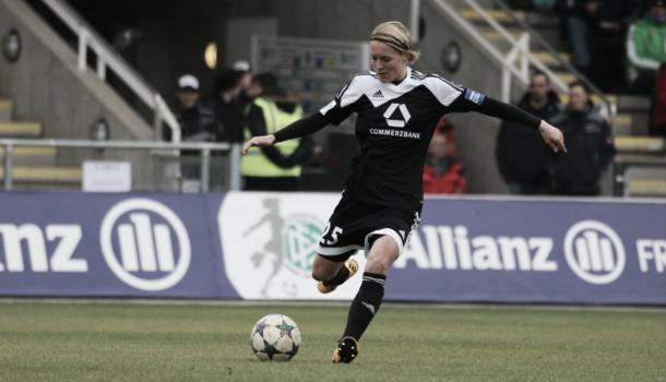 Bartusiak playing for her club Frankfurt. Photo:  ffc-frankfurt.de/)