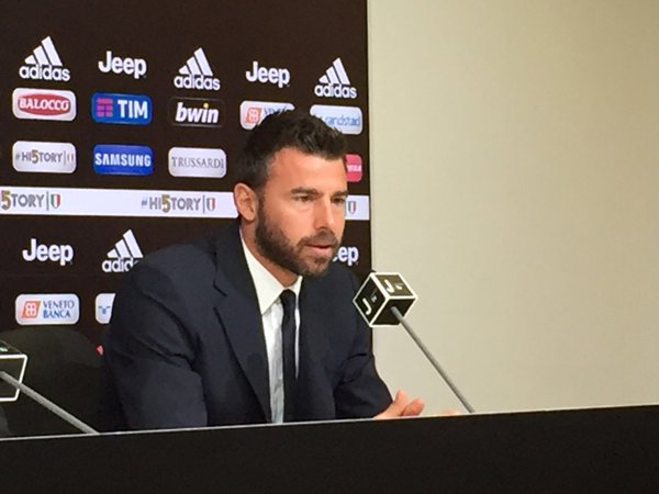 Andrea Barzagli oggi in conferenza, twitter @juventusfc