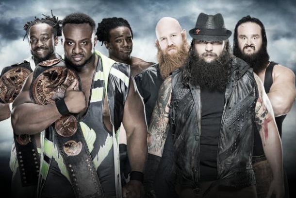The New Day will be hoping to use the power of positivity to overcome the Wyatts (image: bleacherreport.com)
