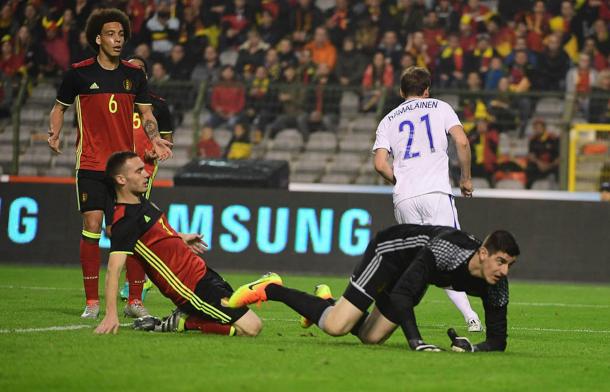 Finland's Hamalainen struck after the break to put his side ahead (Photo: Getty Images)