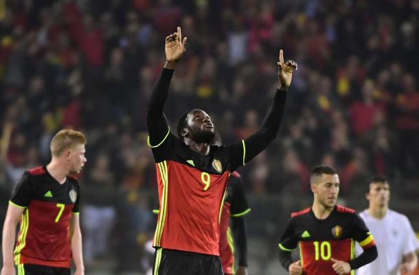 Lukaku popped up late on to chest home an equaliser (Photo: Getty Images)