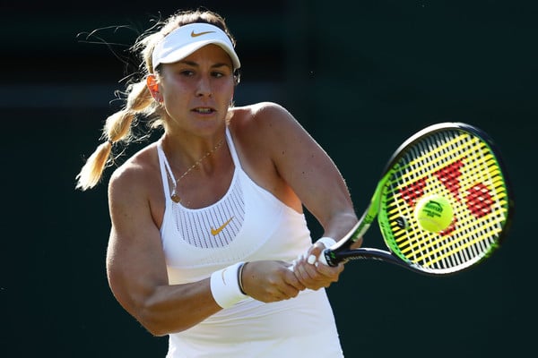 Belinda Bencic claimed her second top-10 of the year against Caroline Garcia in the opening round | Photo: Clive Mason/Getty Images Europe