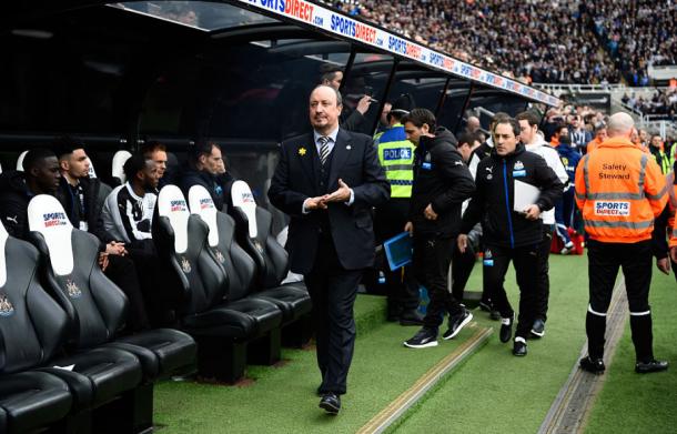 Sunday's derby saw Rafa Benitez's first game at St. James' Park as Newcastle boss (Getty)