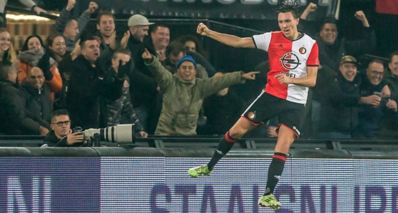 Berghuis anotó un doblete en la victoria del Feyenoord ante el Vitesse. Foto: Feyenoord