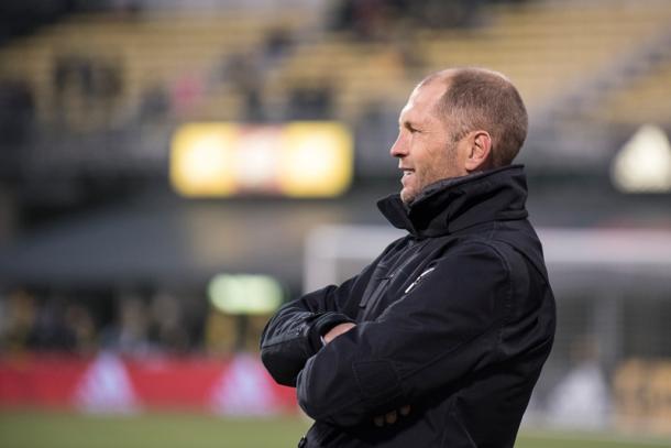 Berhalter during his time with the Crew | Source: ussoccer.com