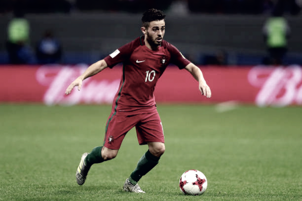 Bernardo Silva em partida da Copa das Confederações (Fonte: Getty Images)