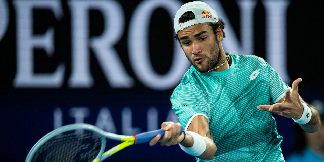 Berrettini will look to his forehand to do damage/Photo: Mike Frey/Tennis Photo Network