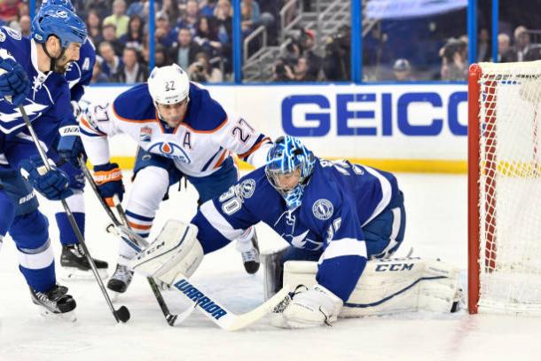 Ben Bishop joins LA Kings in a backup role. | Photo: Roy K. Miller/Icon Sportswire/Getty Images