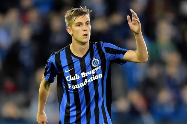 Bjorn Engels, difensore del Club Brugge. Fonte: Daily Mirror