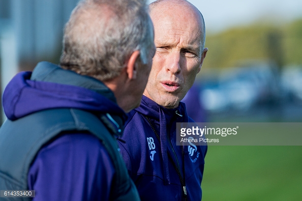 Bob Bradley will take charge of his first Swansea game against Arsenal | Photo: Getty