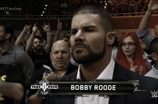 Roode was shown in Dallas. Photo: