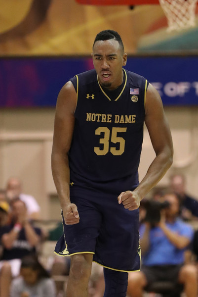 Colson reacts during Notre Dame's win in Maui/Photo: Darryl Oumi/Getty Images