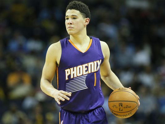 Devin Booker can straight up light it up (Photo: Nelson Chenault, USA Today Sports)