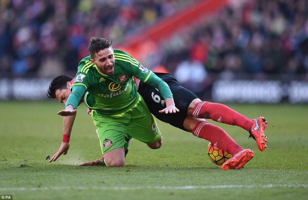 Borini is one of Sunderland's only attacking options. Photo: Daily Mail.