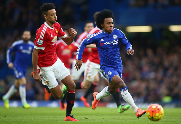 Borthwick Jackson against Willian of Chelsea | Photo: Paul Gilham/Getty Images