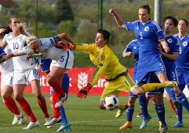 Hodžić almost kept a well-deserved clean sheet. (Photo: Getty)