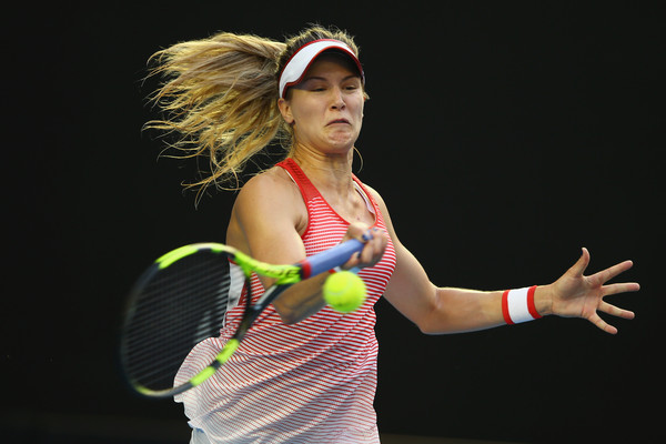 Eugenie Bouchard during her second round loss. Photo: Mark Kolbe/Getty Images