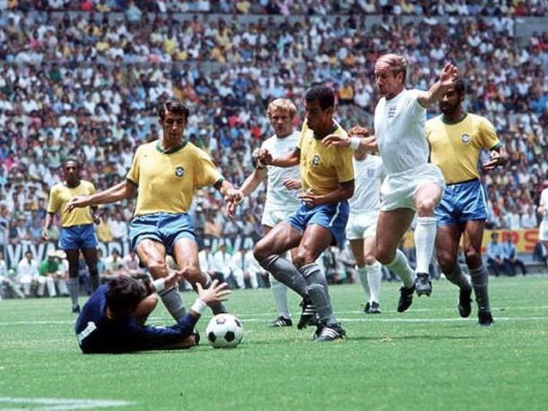Brasil vs Inglaterra, Estadio Jalisco, México 1970 | Foto: Getty