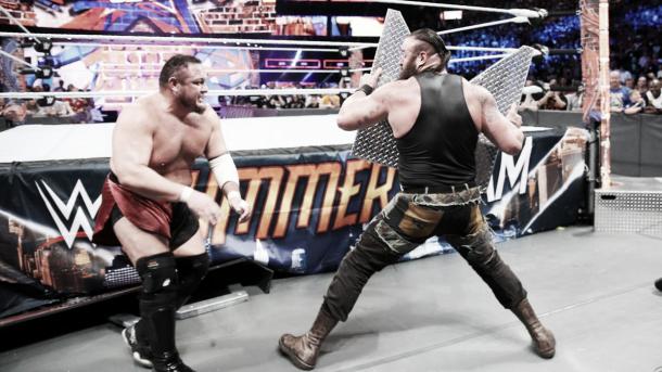 Braun took the fight to everyone involved. Photo-WWE.com