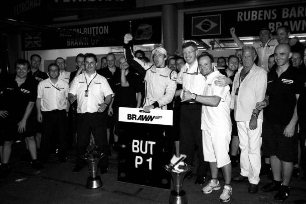 Victoria de Jenson Button en Malasia que le permitió conquistar su único título mundial. Fuente: F1