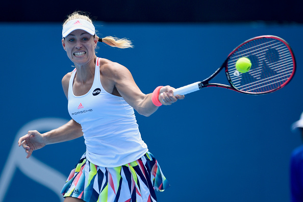 Angelique Kerber in action at the Apia International Sydney this week (Getty/Brett Hemmings)