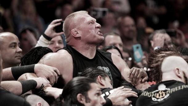 Brock Lesnar is on a part-time contract, how would he fit into all of this? (image: sportskeeda.com)