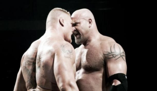 Could we see Lesnar - Goldberg part two? Photo-WhatCulture.com