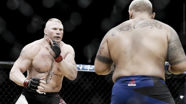 McGregor said he could respect Brock Lesnar following violation (image: mmafighting.com)