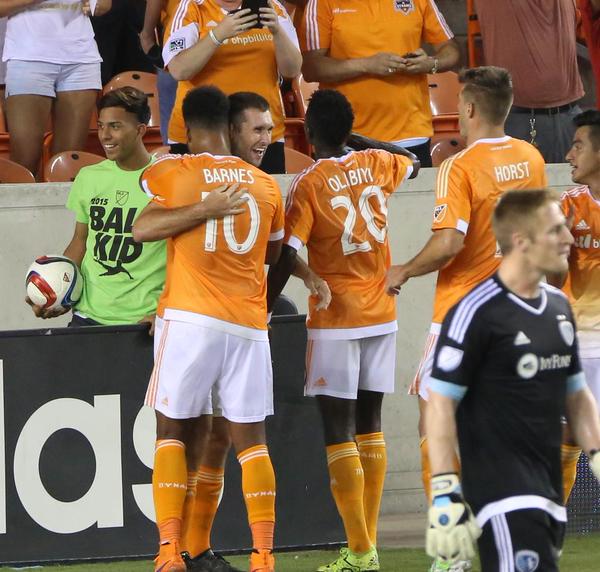 Will Bruin celebrates a goal. Photo by Nigel Brooks