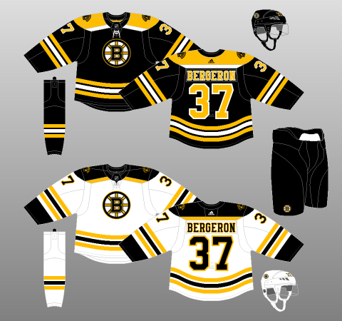 Uniforme Boston Bruins / www.nhluniforms.com