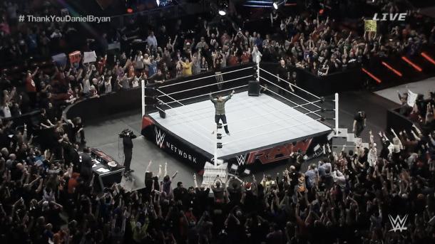 Bryan gets a reaction from the WWE Universe (image: sbnation.com)