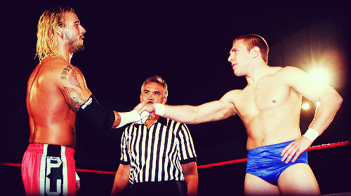 Bryan and Punk had some classic matches at ROH. Photo: www.wrestlingopinion.com