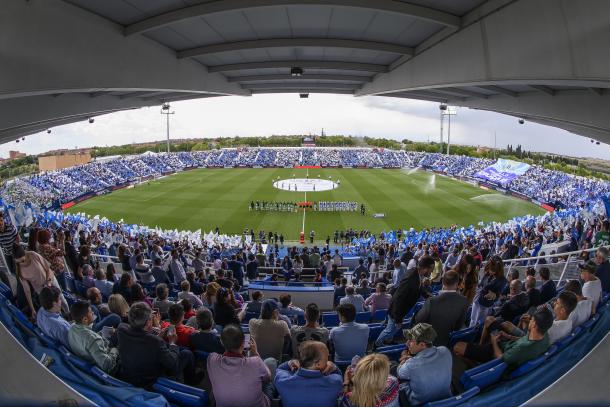 Butarque antes de un partido del Leganés | Foto: cdleganes.com