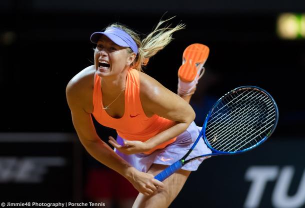 Maria Sharapova's serve was just brilliant yesterday | Photo: Jimmie48 Tennis Photography