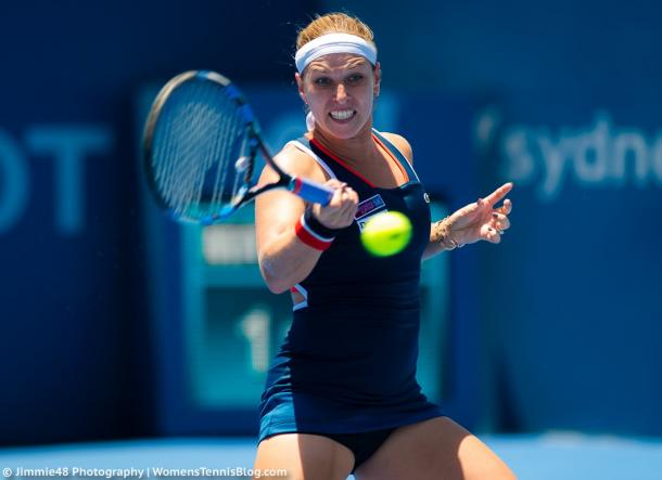 Dominika Cibulkova was dominant in her performance today | Photo: Jimmie48 Tennis Photography