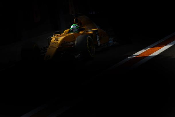 Nico Hulkenberg probando el RS16 | Fuente: @RenaultSportF1