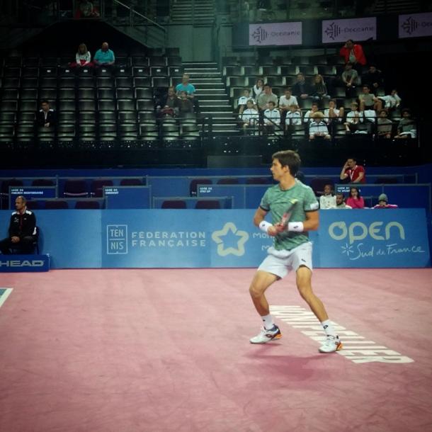 Bedene ran awah with the third set to take the match/Photo: Twitter