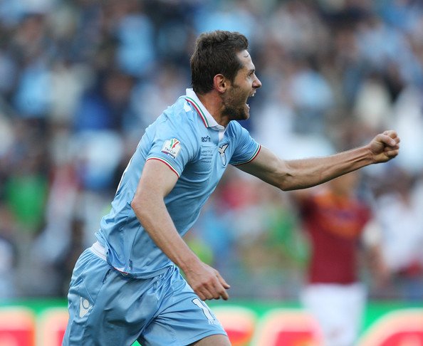 Lulic celebra su gol en la final de Coppa 2013 | Foto: Lazio
