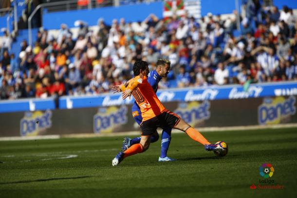 Parejo participó en el gol valencianista | Foto: LaLiga
