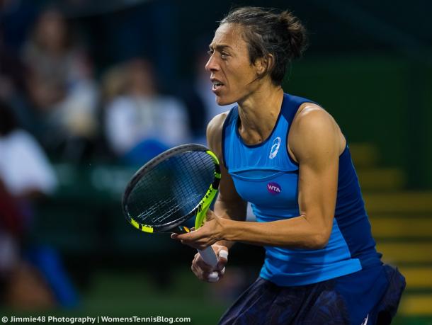 Francesca Schiavone played a great match overall | Photo: Jimmie48 Tennis Photography