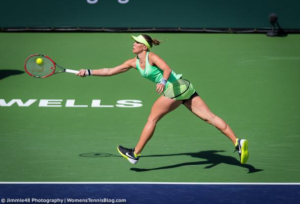 Lucie Hradecka had a bad day at the office today | Photo: Jimmie48 Tennis Photography