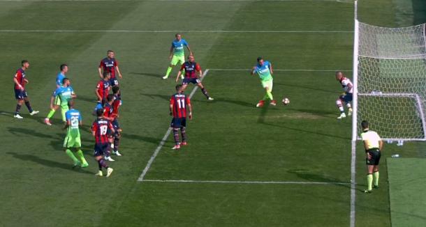 L'inutile gol di D'Ambrosio. | Fonte: Sport Mediaset Twitter