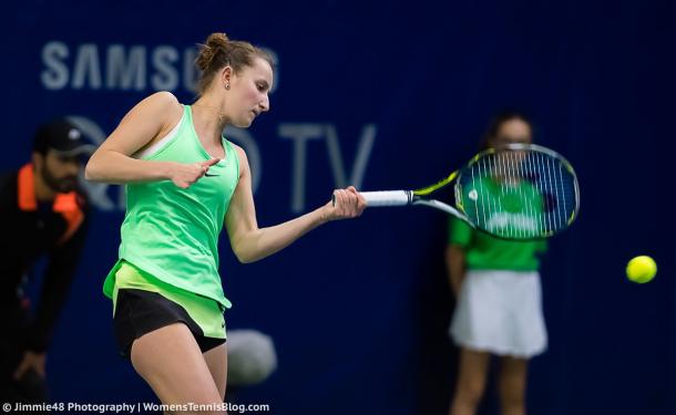 Marketa Vondrousova in action | Photo: Jimmie48 Tennis Photography