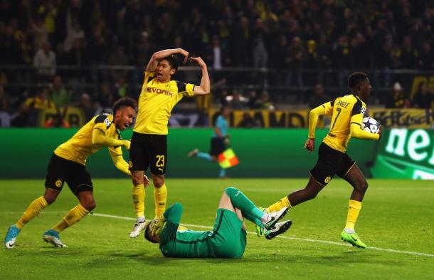 La speranza BVB con il goal di Dembélé | Foto: @championsleague