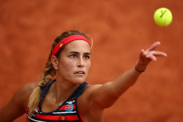 Monica Puig in action at the French Open earlier this year (Getty/Clive Brunskill)