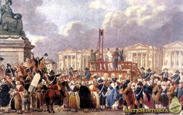 Ejecución de Luis XVI. / Fuente: ArteHistoria